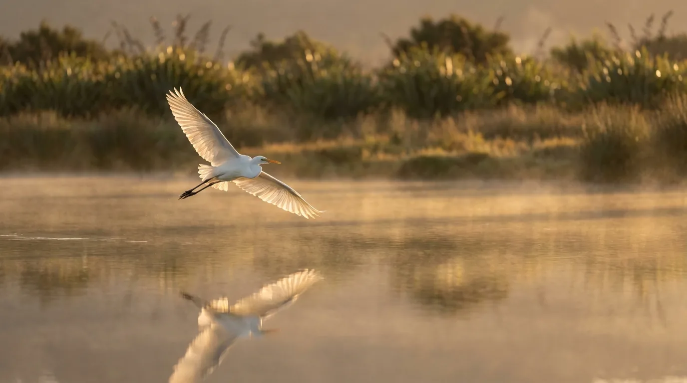 Kōtuku white heron, Aotearoa New Zealand
